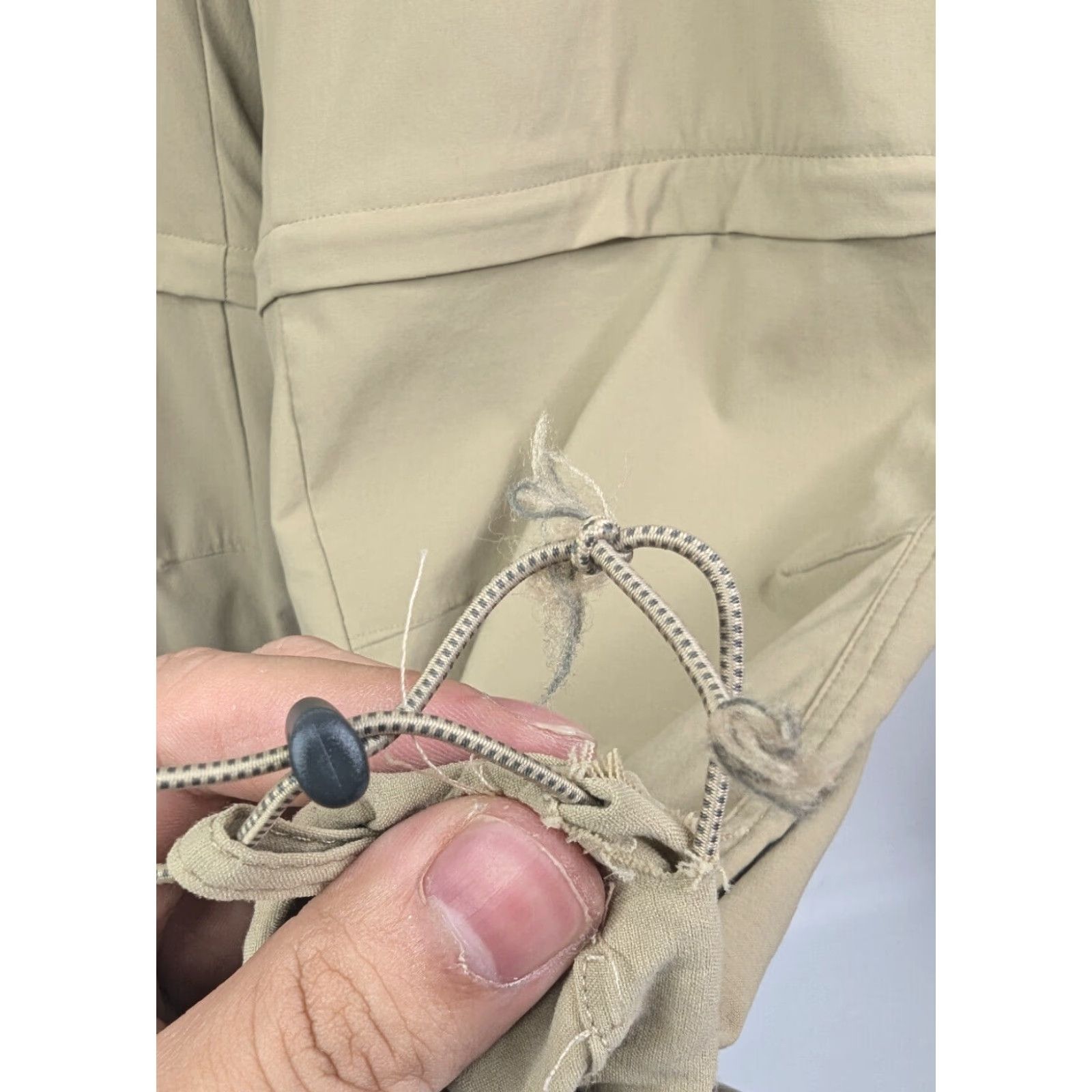 Vintage Columbia Womens Saturday Trail II Convertible Pants 20S Beige Omni Shield Front Zip Button Regular Straight Leg Outdoor Hiking" Size 42" / US 20 - 3 Thumbnail