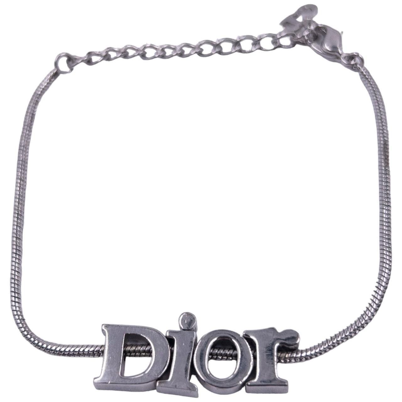 Dior Vintage Dior Silver Charm Bracelet Size ONE SIZE - 2 Thumbnail