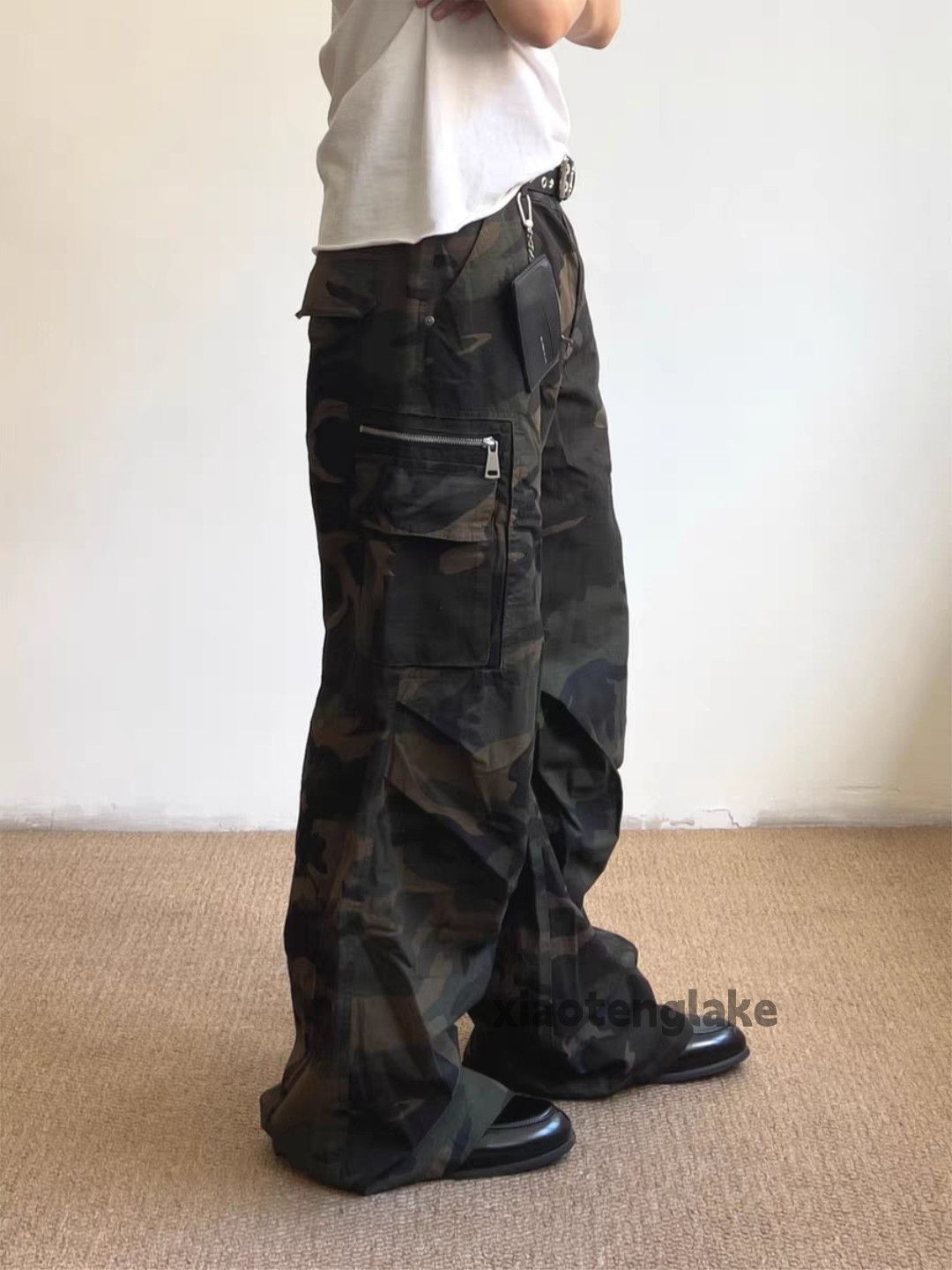 Vintage xz vintage wide Leg loose hiphop carpenter cargo pants Size US 28 / EU 44 - 3 Thumbnail