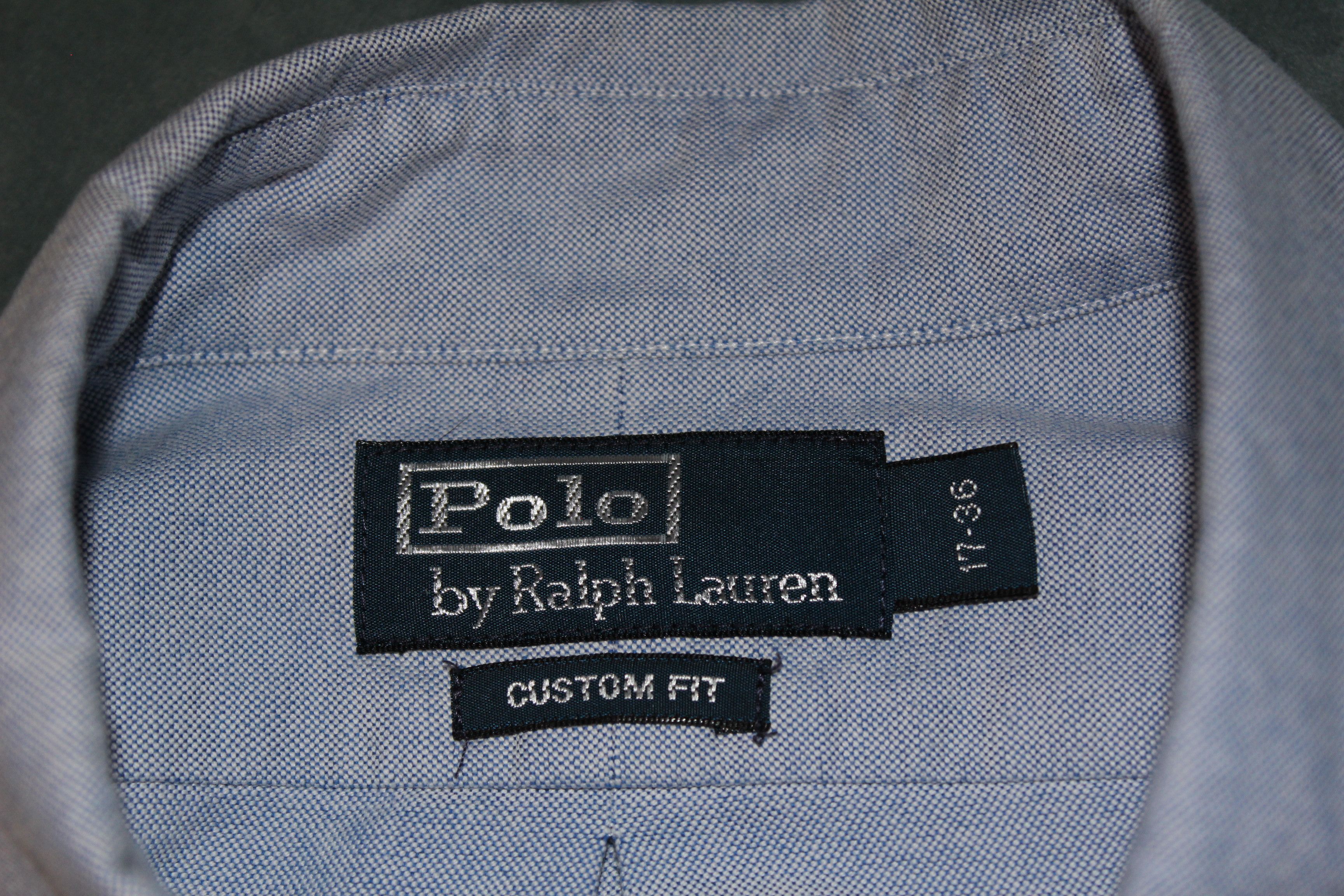 Polo Ralph Lauren Polo Ralph Lauren Long Sleeve Blue Shirt Size 17/36 Size US L / EU 52-54 / 3 - 7 Thumbnail