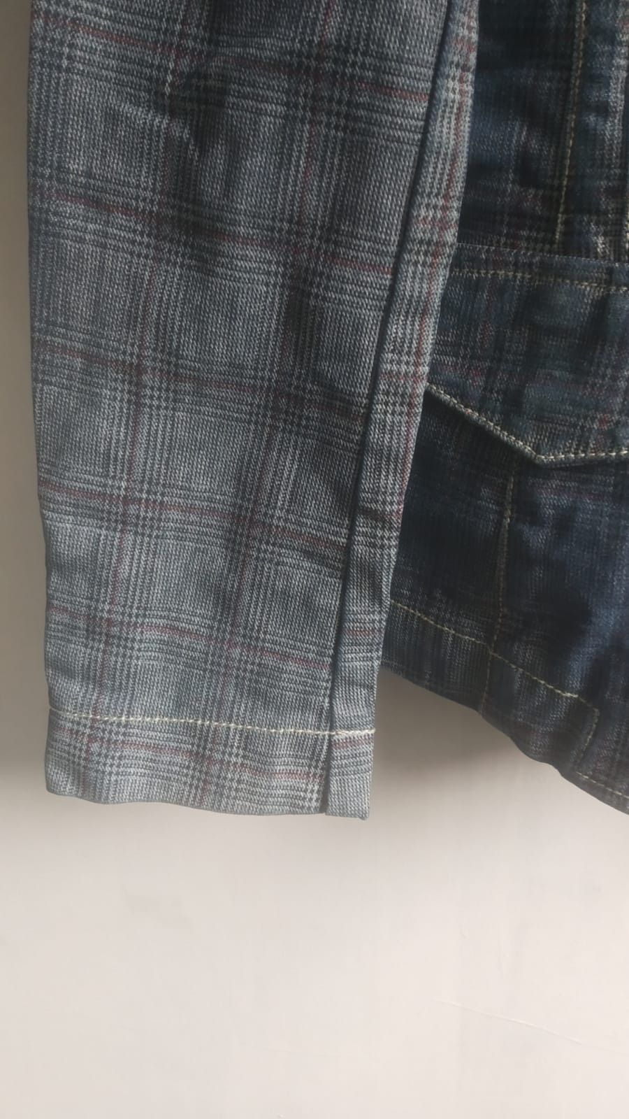 Jean Paul Gaultier Jean paul gaultier blu denim plaid blazer jacket Size M / US 6-8 / IT 42-44 - 4 Thumbnail