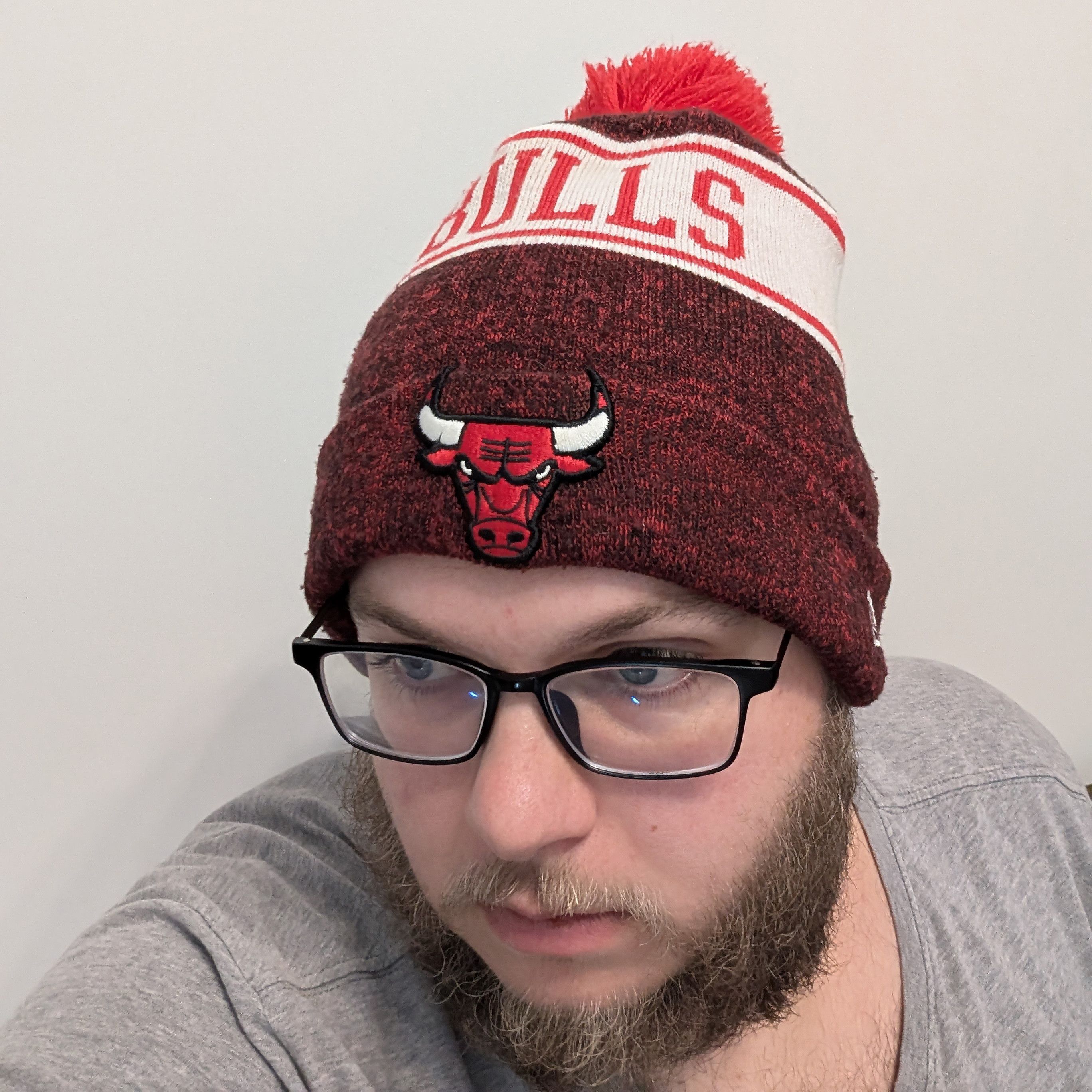 New Era New Era Chicago Bulls Beanie Hat One Hardwood NBA Tuke Pom Size ONE SIZE - 2 Thumbnail