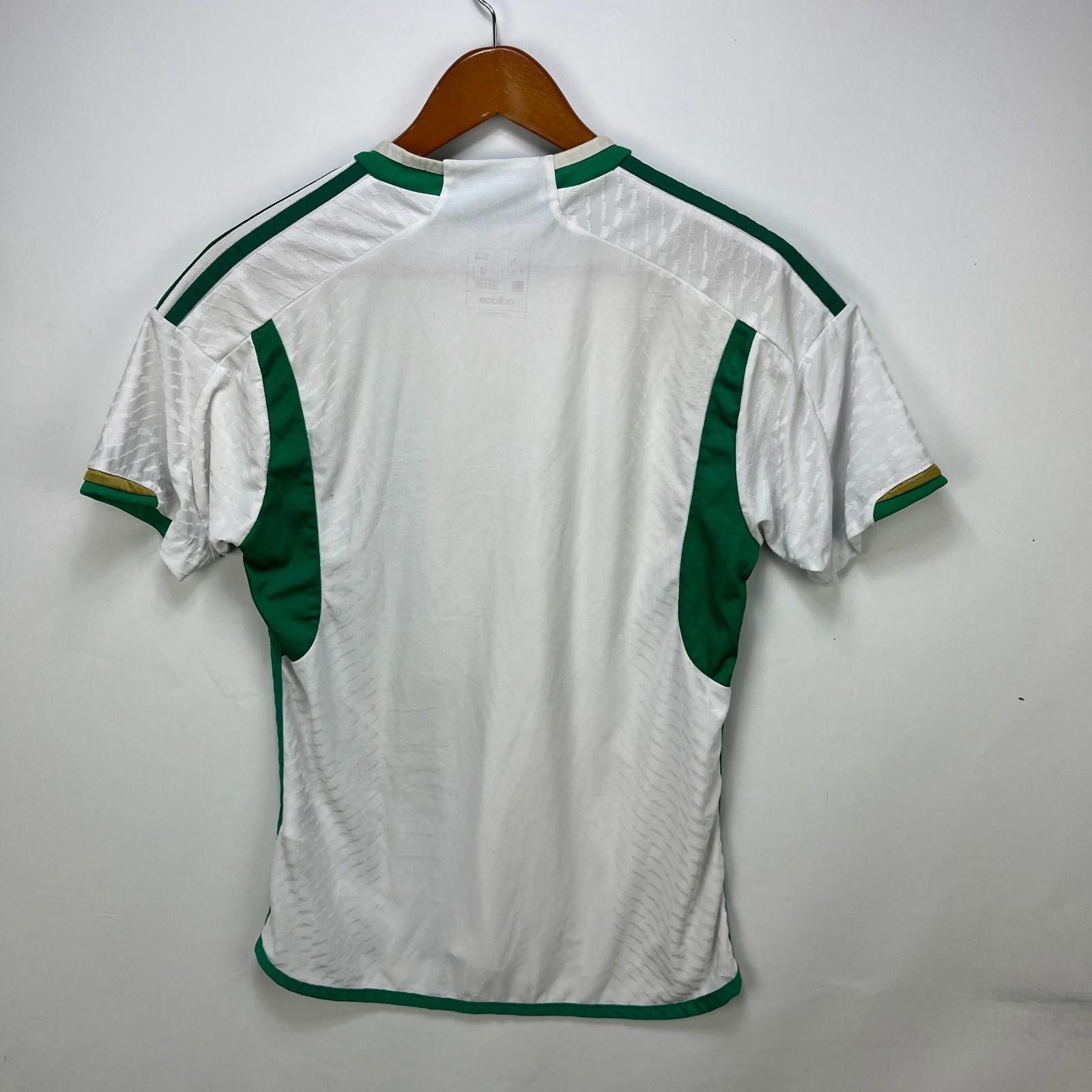 Adidas Adidas Algeria Football Jersey Slim Fit Large Home Size ONE SIZE - 10 Thumbnail