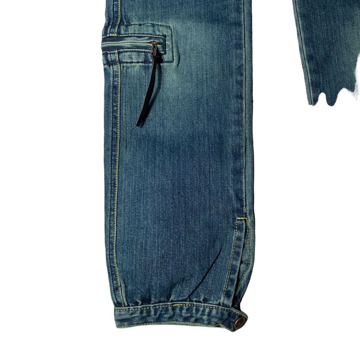 If Six Was Nine Crazy Vintage Body Soul Japanese Brand Jeans Zip Pocket Size US 27 - 4 Thumbnail