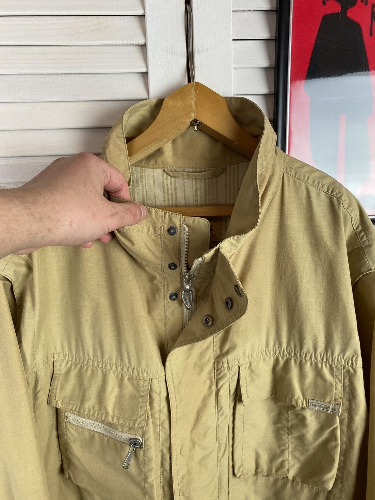 camel active Vintage Bomber Jacket Camel Active Multi-pocket Fishing Y2k Size US L / EU 52-54 / 3 - 5 Thumbnail