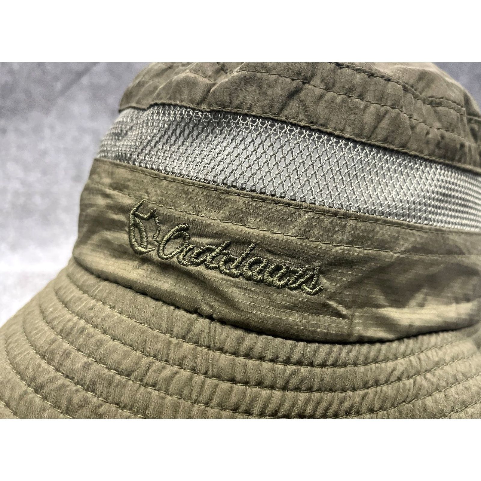 Vintage Outdoors Adult One Size Green Sun Hat Hat/Cap Camp Beach Outdoor Knits Polyester 100% Adjustable, Sun, Travel, Activewear Mens Womens Size ONE SIZE - 5 Thumbnail