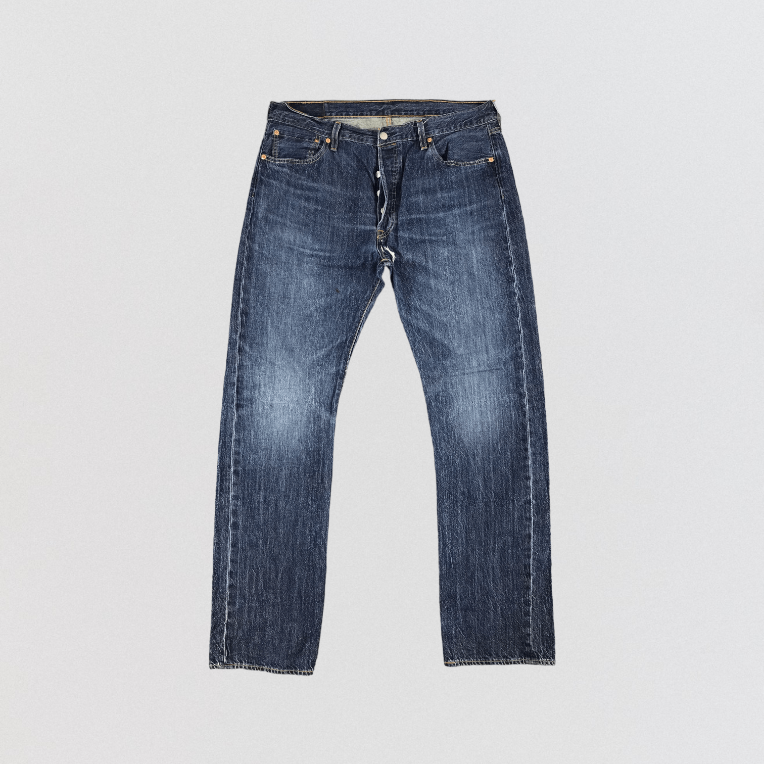 Levi's × Vintage Vintage Blue Wash Levis 501 Jeans-JM1739 Size US 37 - 1 Thumbnail