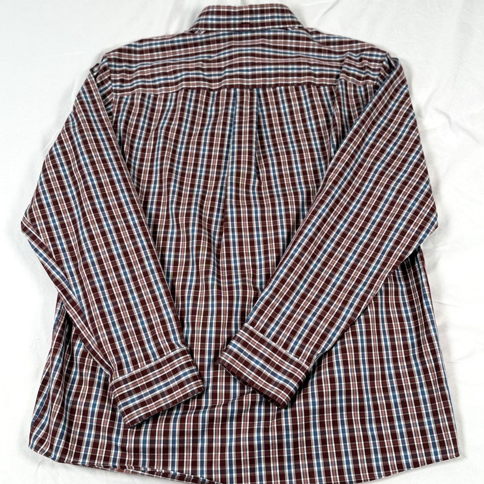 Duluth Trading Company Duluth Trading WrinkleFighter Shirt Button Down Plaid Relaxed Fit Workwear Mens M Size US M / EU 48-50 / 2 - 6 Thumbnail