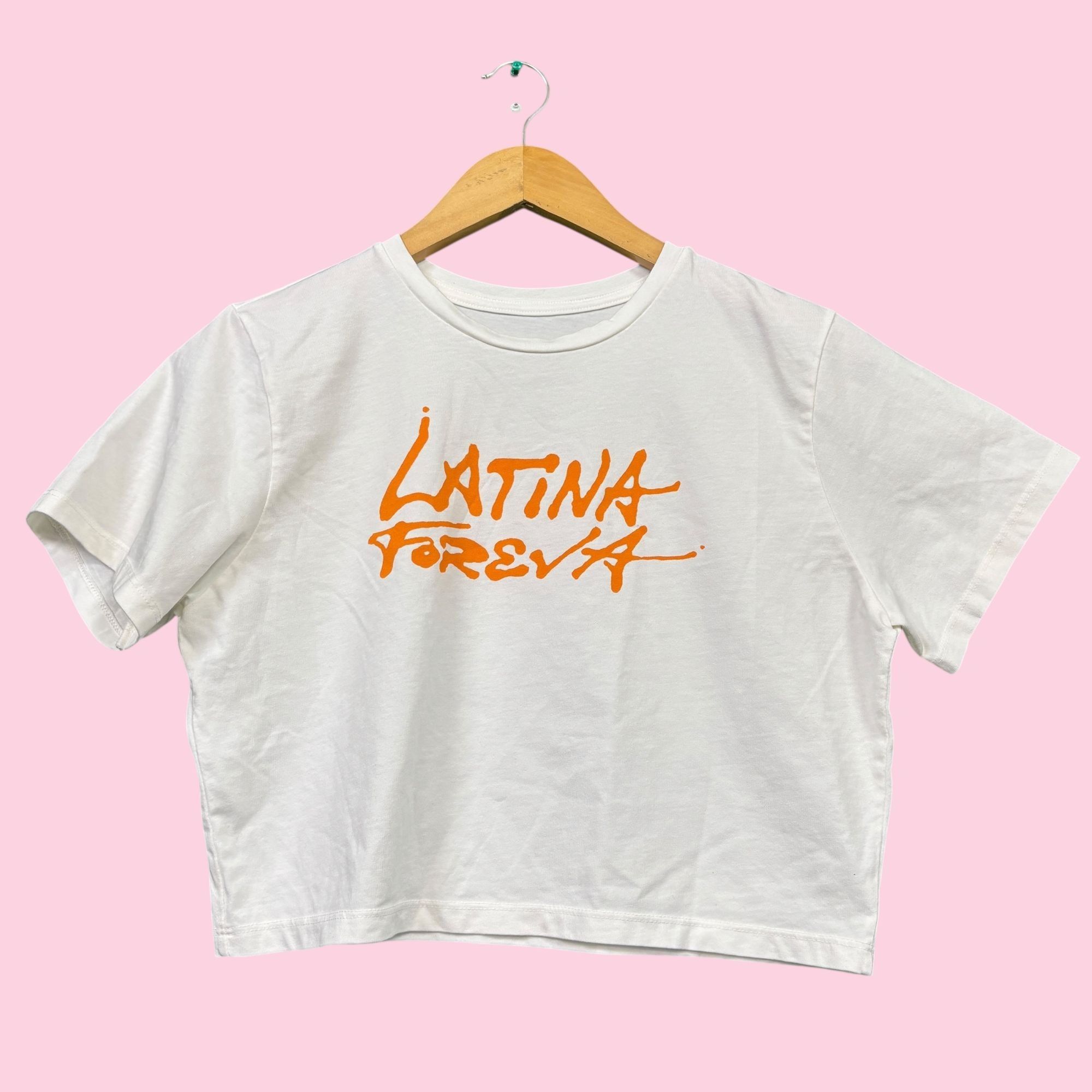 Other Karol G Latina Foreva Coachella Merch Crop Tee XXL Size XXL / US 16-18 / IT 52-54 - 1 Thumbnail