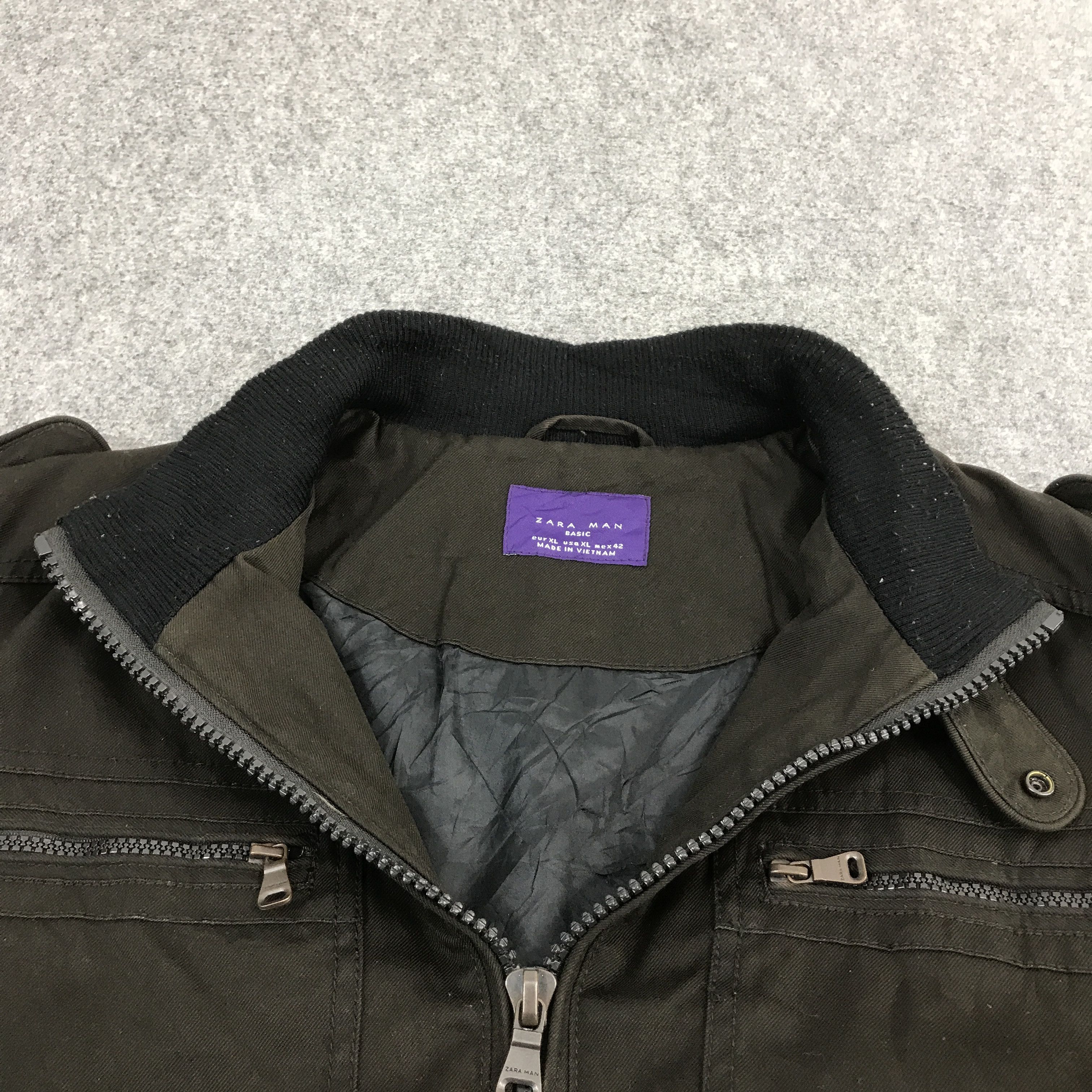 Japanese Brand × Zara ZARA MAN DESIGN ZIPPER JACKET Size US L / EU 52-54 / 3 - 7 Thumbnail