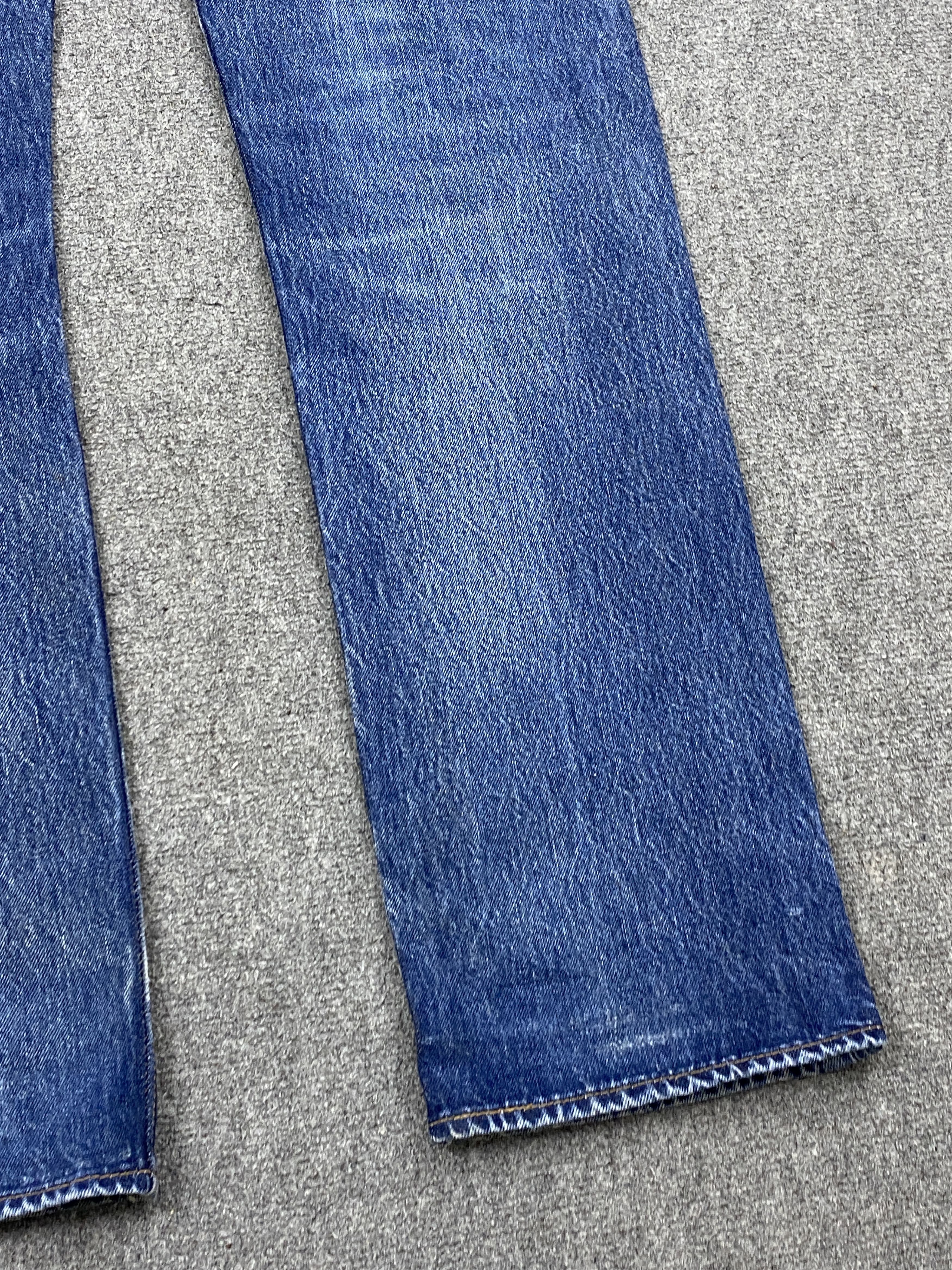 Levi's Vintage Levis 501 Faded Blue Jeans DP2810 Size US 35 - 21 Thumbnail