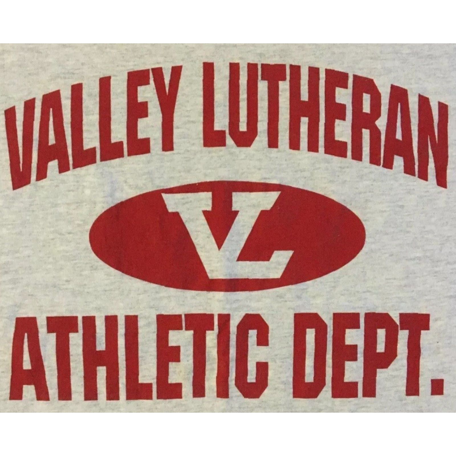 Vintage Vtg 90s Valley Lutheran School Faded PE Shirt L Track Football Skate Grunge 80s Size US L / EU 52-54 / 3 - 2 Thumbnail