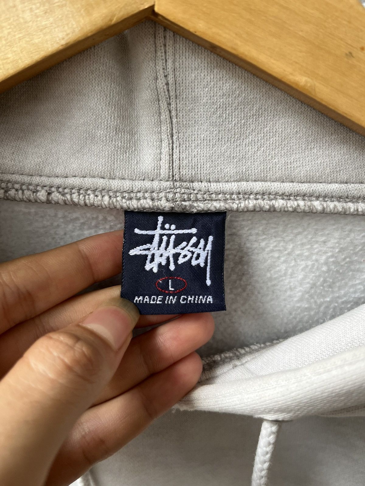 Stussy Vintage 1990s stussy hoodie basic sunfaded Size US L / EU 52-54 / 3 - 5 Thumbnail