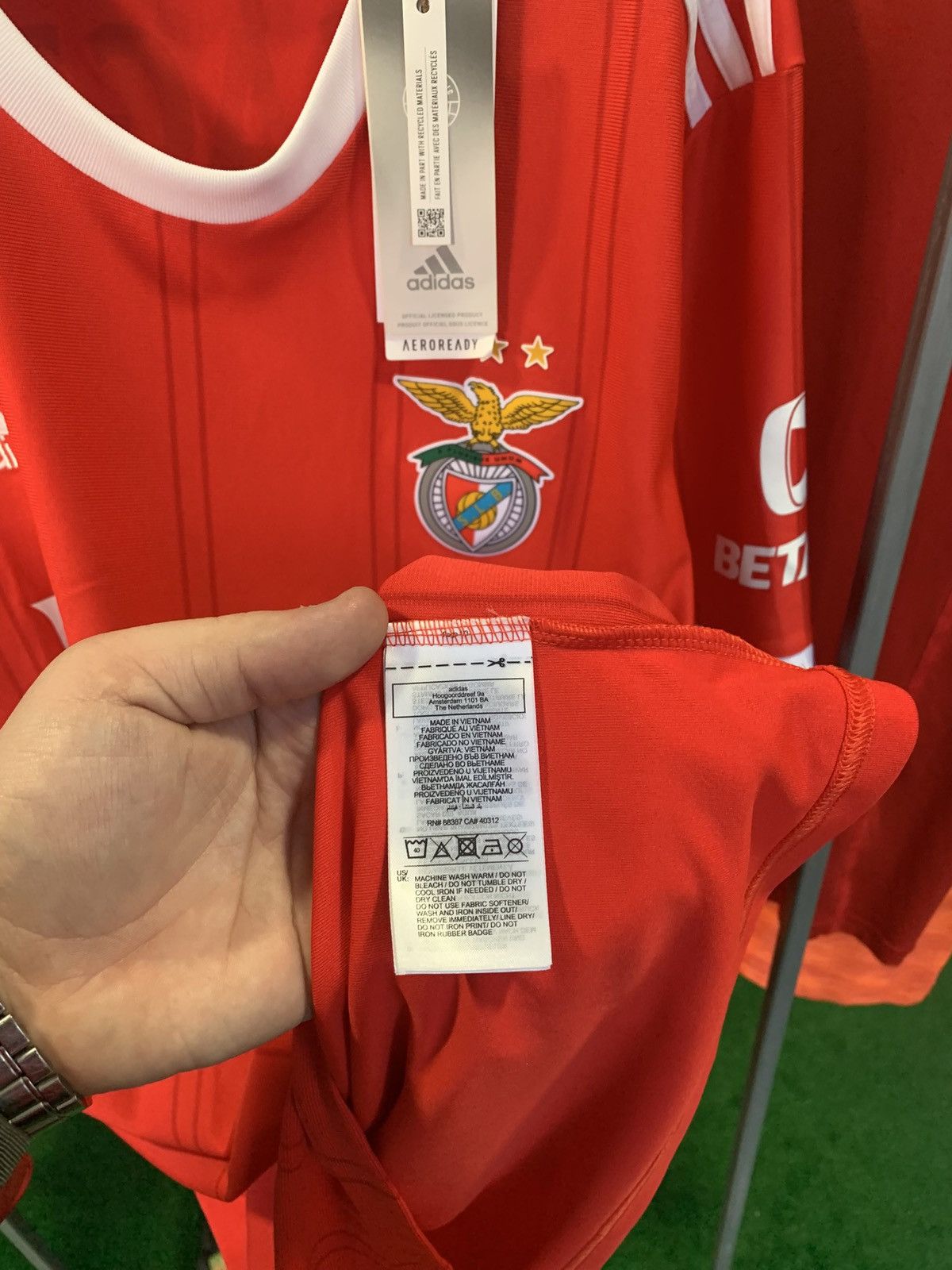 Adidas BENFICA 2019/2020 HOME SOCCER JERSEY ADIDAS Sagres Pabelo 10 Size US XL / EU 56 / 4 - 6 Thumbnail