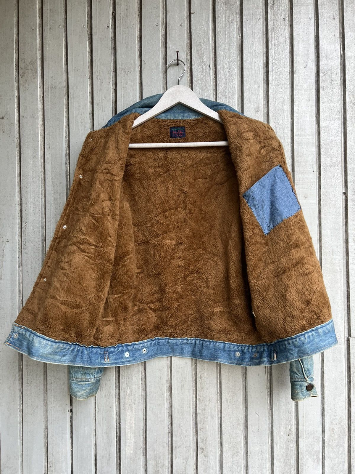 Japanese Brand × Vintage Vtg half denim jacket Size US S / EU 44-46 / 1 - 12 Thumbnail
