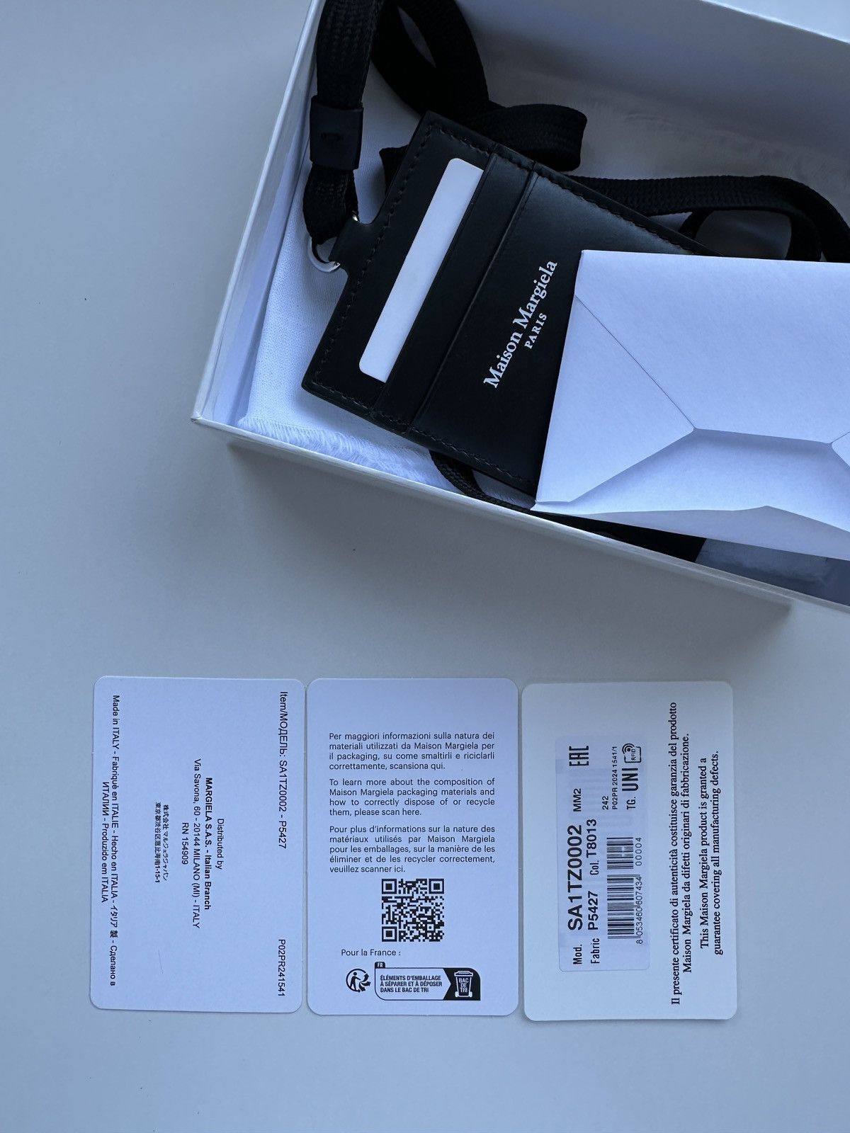 Maison Margiela Maison margiela leather cardholder/ID holder Size ONE SIZE - 7 Thumbnail
