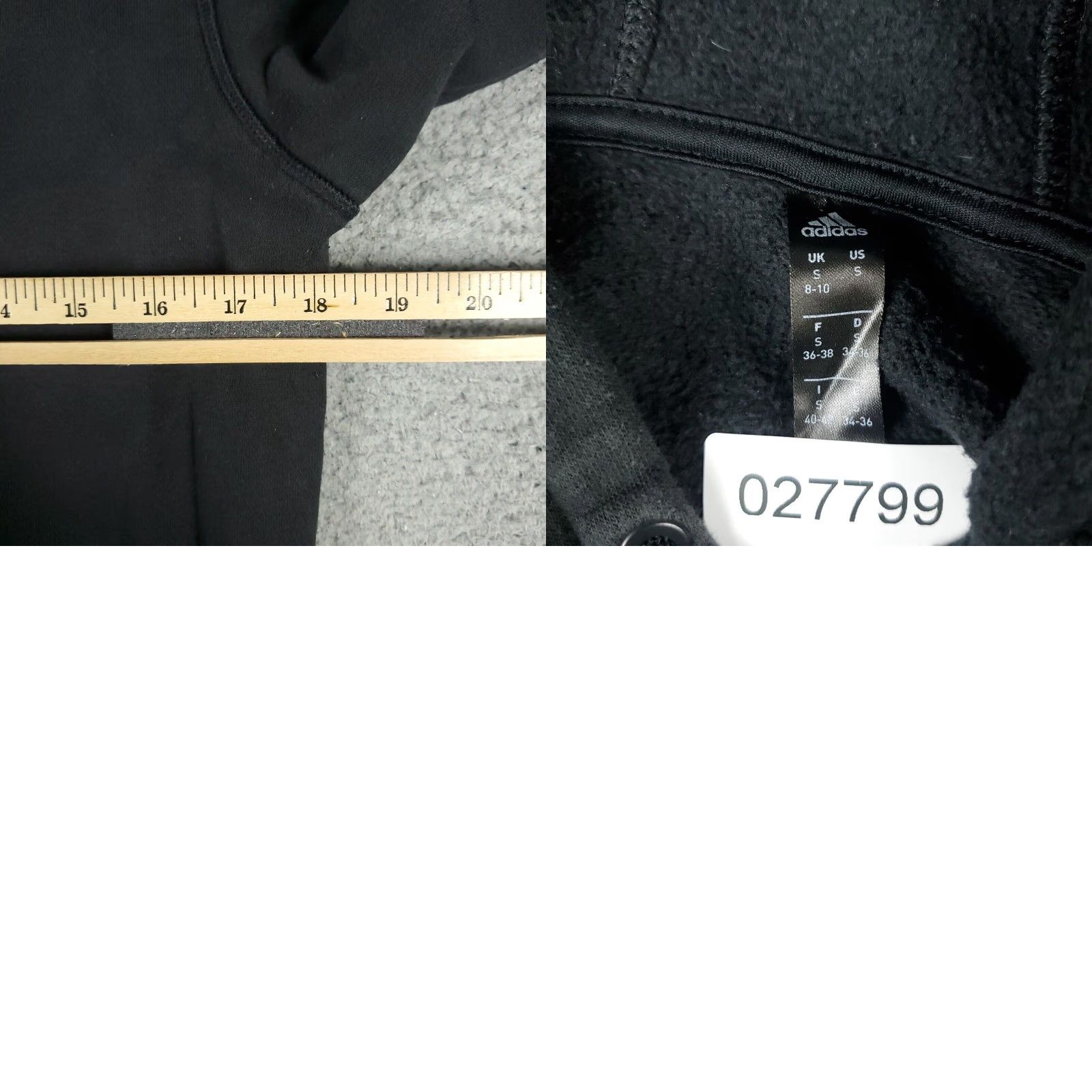 Adidas VINTAGE Adidas Women's Hoodie Pullover Sweatshirt Small Black Casual Activewear Fall Winter Size S / US 4 / IT 40 - 8 Thumbnail