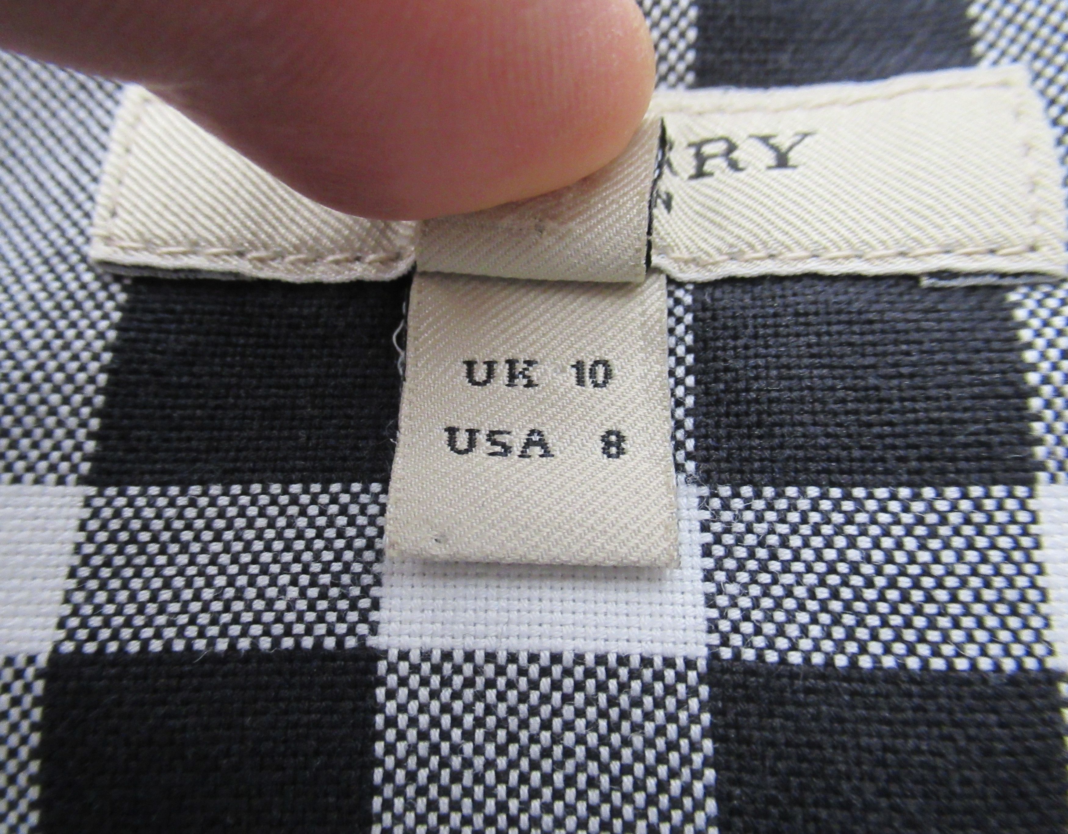 Burberry Burberry London Women's Pleated Plaid Skirt Black Size 30" / US 8 / IT 44 - 5 Thumbnail