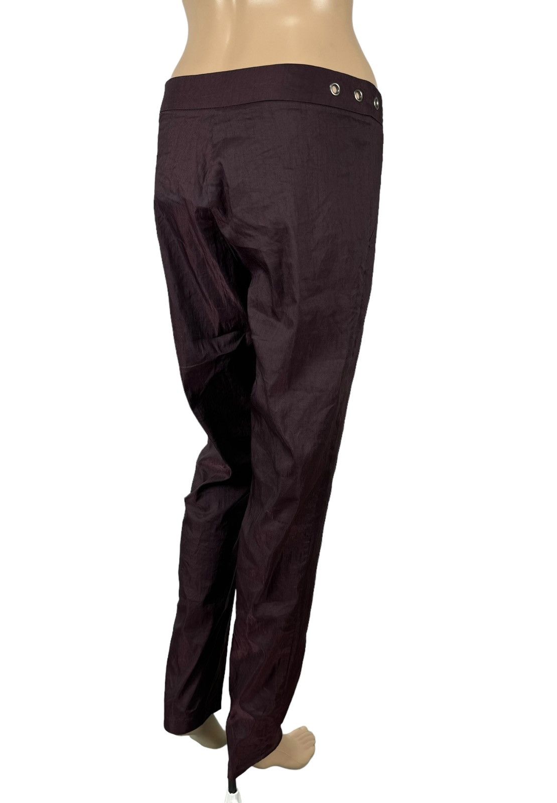 Sarah Pacini Sarah Pacini Linen-Elastan Slim Pants size 1 Size 24" / US 00 / IT 34 - 8 Thumbnail