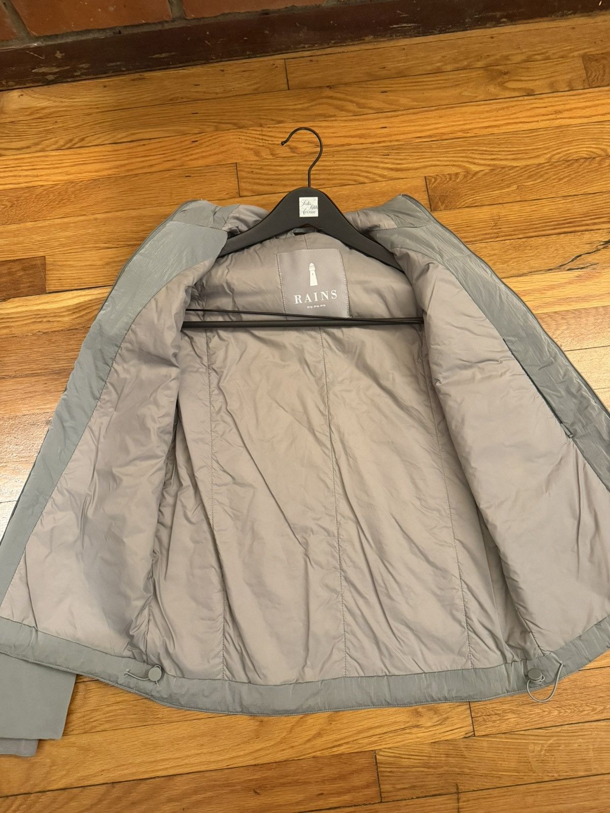 Rains Rain Grey Reflective Waterproof Jacket Size US S / EU 44-46 / 1 - 2 Thumbnail