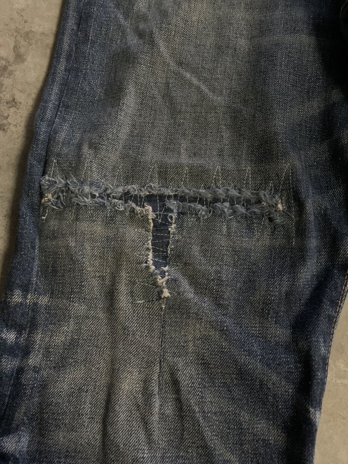 Polo Ralph Lauren × Vintage polo ralph lauren varick slim straight patchwork style jeans Size US 39 - 14 Thumbnail
