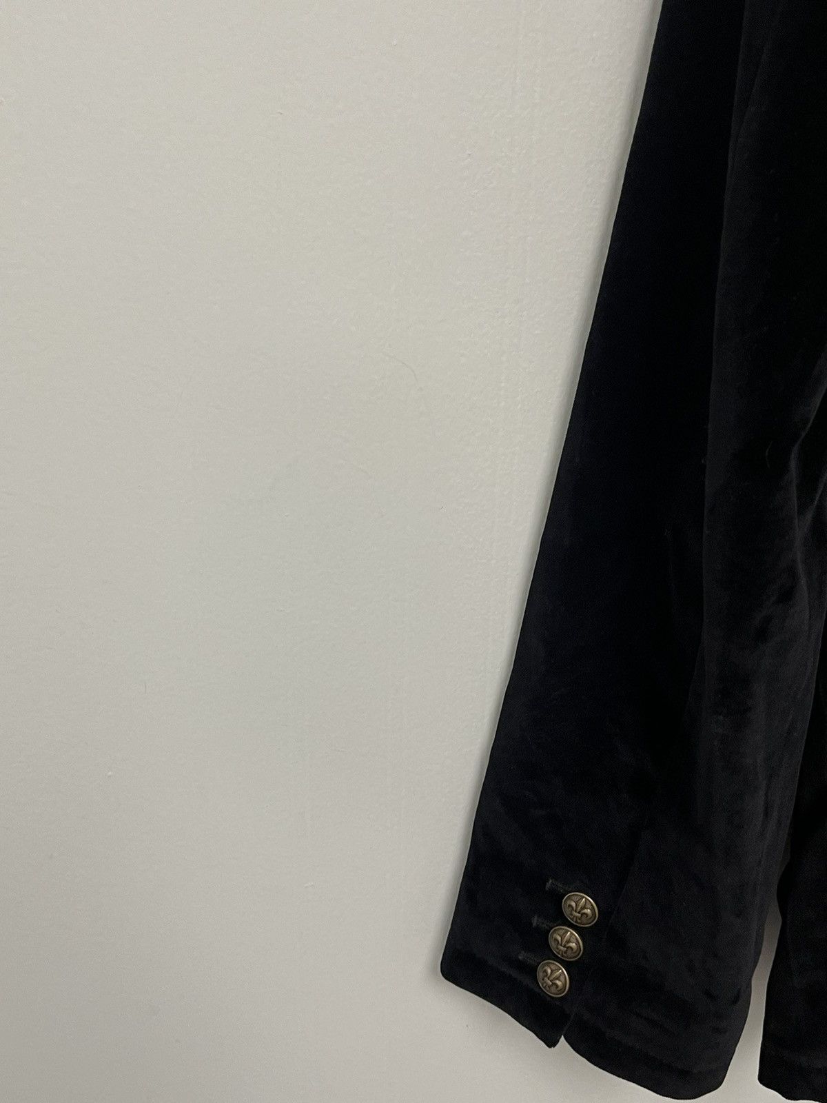 John Varvatos Crushed velvet jacket. Black. 50 Size US M / EU 48-50 / 2 - 9 Thumbnail