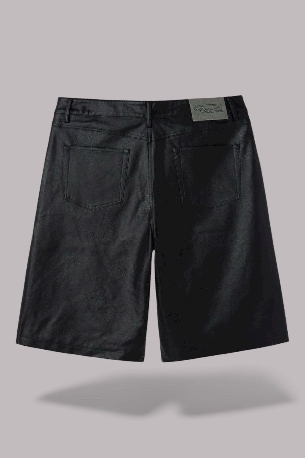 Other Hidden Season black leather baggy shorts Size US 34 / EU 50 - 2 Thumbnail