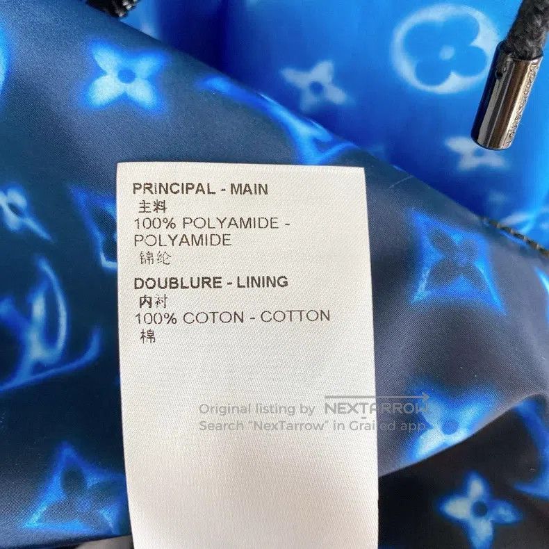 Louis Vuitton Louis Vuitton Old Flower Blue Full Logo Gradient Jacket Size XS / US 0-2 / IT 36-38 - 8 Thumbnail
