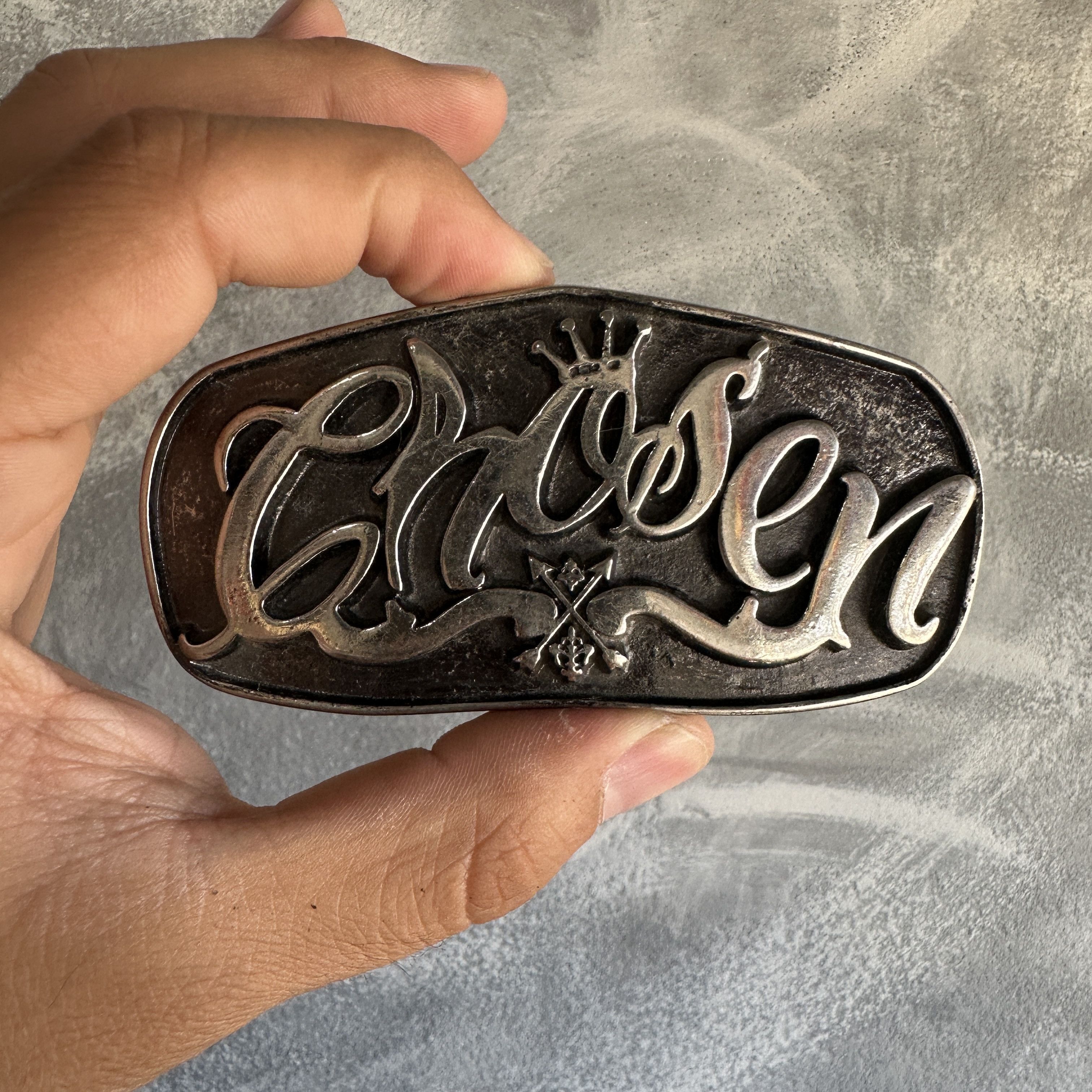 Other Vintage Belt Buckle Chosen American Biker Crown Artisan Size ONE SIZE - 1 Thumbnail
