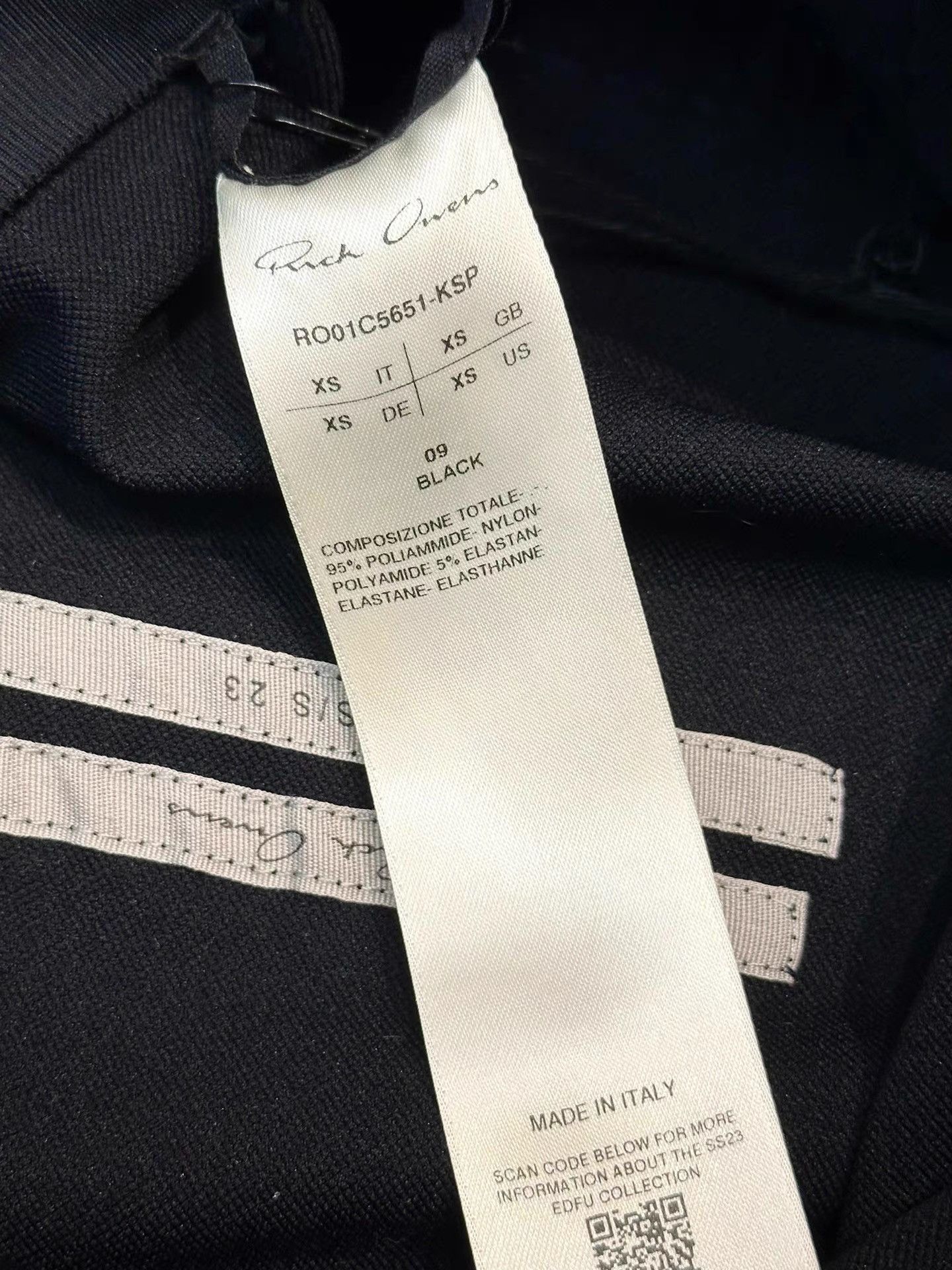 Rick Owens Rick Owens 23SS Mainline Women's Stretch Yoga Shorts K34 Size 26" / US 2 / IT 38 - 5 Thumbnail