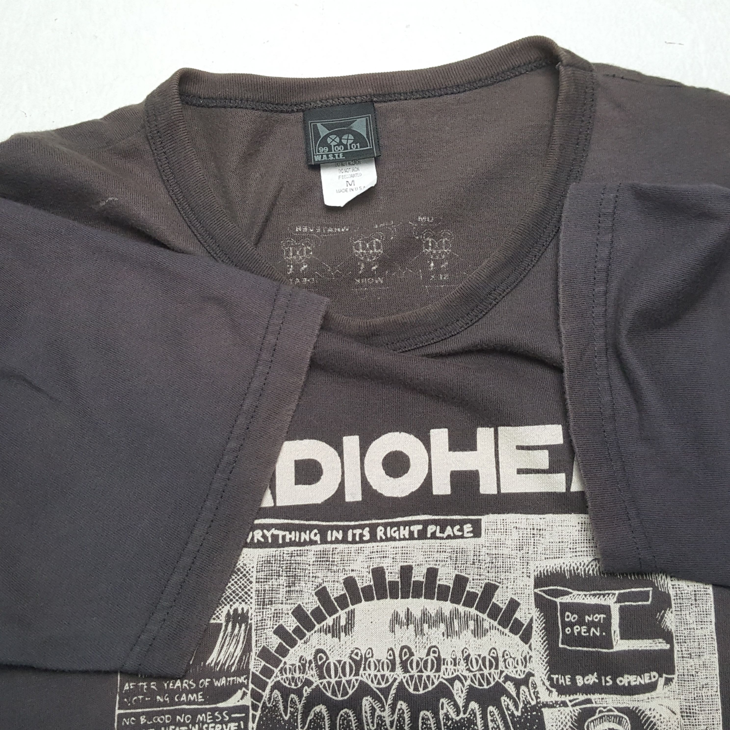 Band Tees × Vintage RADIOHEAD Rock Band Music Tshirt Streetwear Style Size US M / EU 48-50 / 2 - 6 Thumbnail