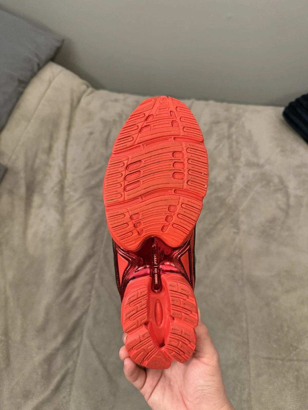Raf Simons Adidas Raf Simons Ozweego 3 Black Scarlet Red 10 DA8775 Size US 10 / EU 43 - 10 Thumbnail