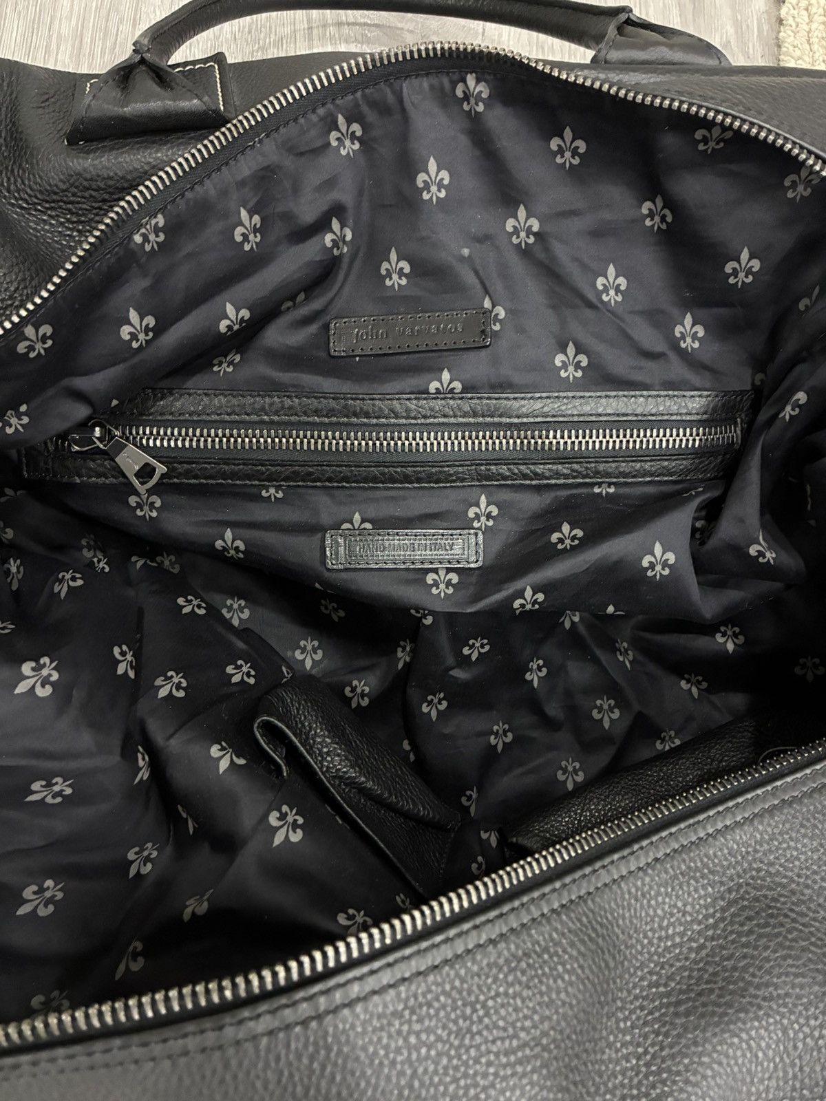 John Varvatos Vachetta Leather Duffle Bag Size ONE SIZE - 6 Thumbnail
