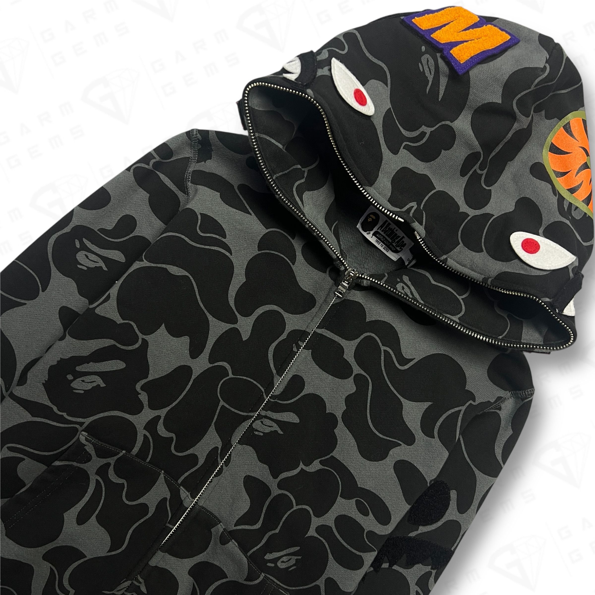 Bape A Bathing Ape Detachable Shark Full Zip Hoodie Size US S / EU 44-46 / 1 - 3 Thumbnail