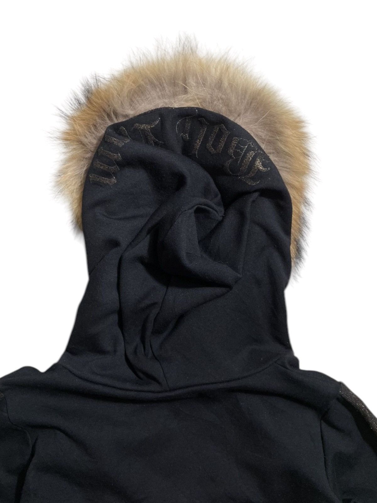 Japanese Brand × Other × Vintage Japanese brand Double layer Fur Hoodie gothic lgb style Size US M / EU 48-50 / 2 - 5 Thumbnail