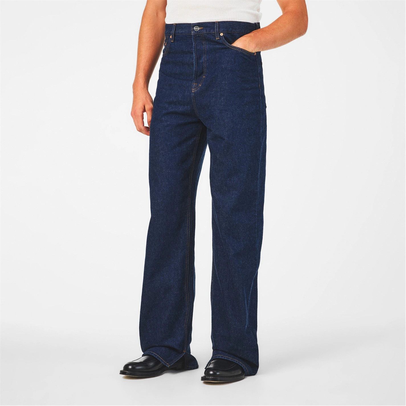Gucci o1g2r1mq0426 Baggy Jeans in Blue Size US 34 / EU 50 - 2 Thumbnail