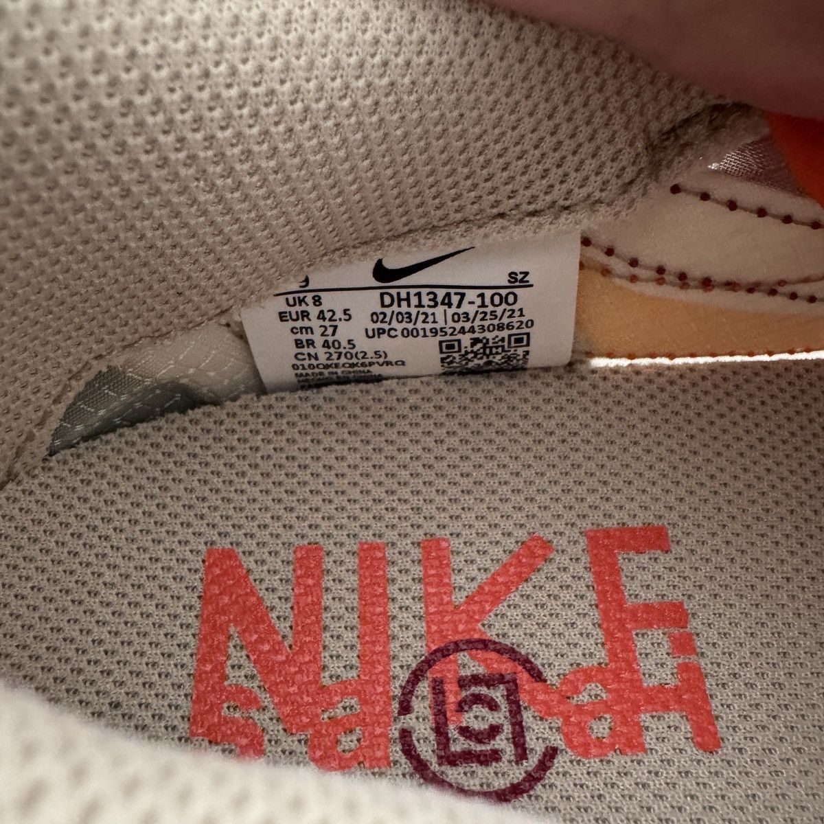 Nike × Sacai × Undercover Nike x Sacai x CLOT LDWaffle “Kiss of Death” Size US 9 / EU 42 - 6 Thumbnail