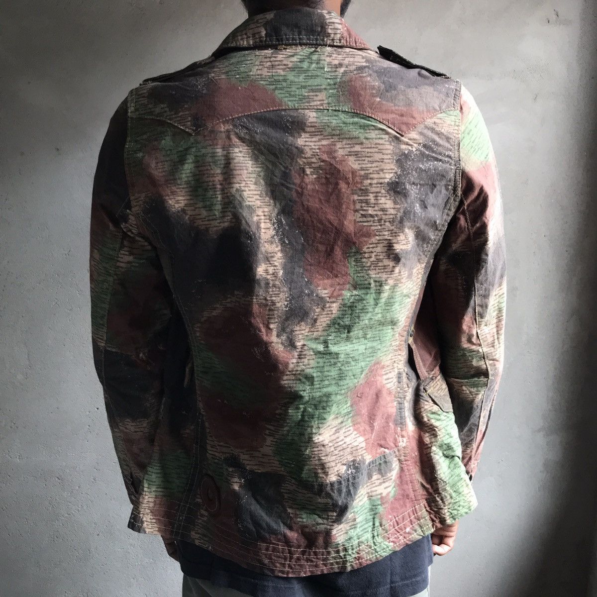 Lee × Vintage Vintage LEE SAMMLER double breasted camo jacket Size S / US 4 / IT 40 - 11 Thumbnail
