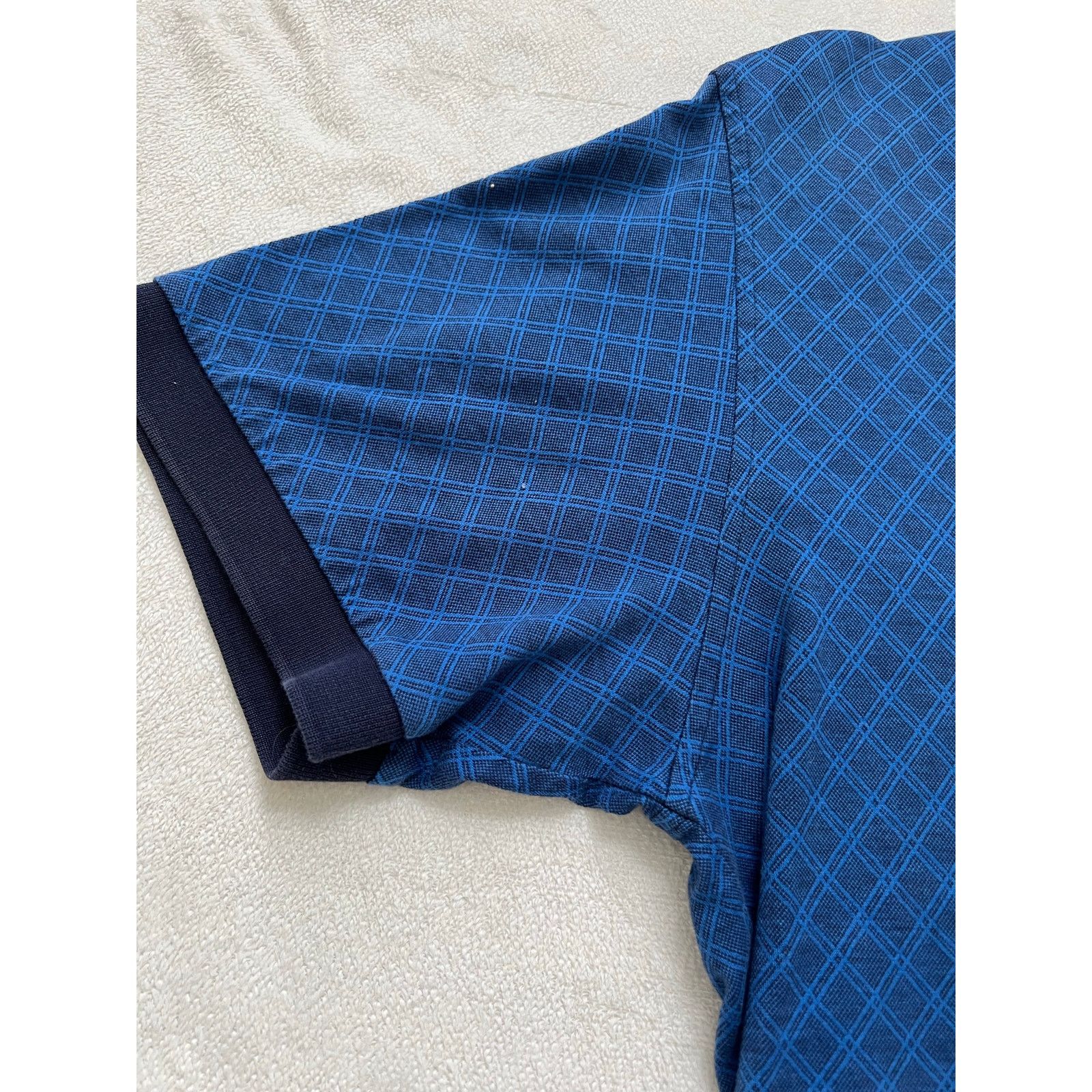 Austin Reed Austin Reed London Diamond Pattern 100% Cotton Polo Large Size US L / EU 52-54 / 3 - 5 Thumbnail
