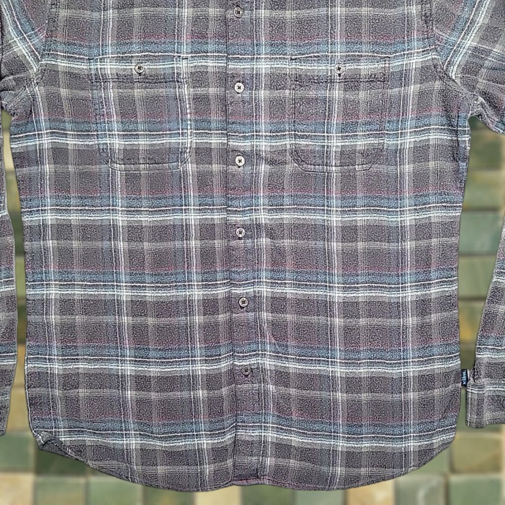 Vintage Kuhl Shirt Mens Large Gray Plaid Flannel Cotton Tencel Blend Outdoor Comfort Shirt Size US L / EU 52-54 / 3 - 1 Thumbnail