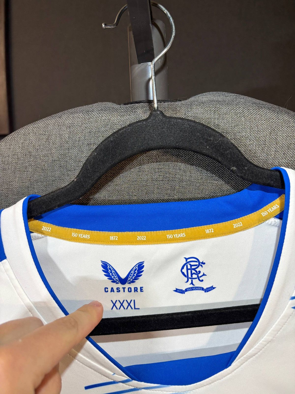 Castore Castore Rangers soccer jersey Size:XXXL Size US XXL / EU 58 / 5 - 4 Thumbnail