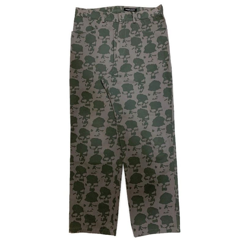 Undercover Undercover 1996SS “Under the Cover” Camo Skull Pants Size US 31 - 1 Thumbnail