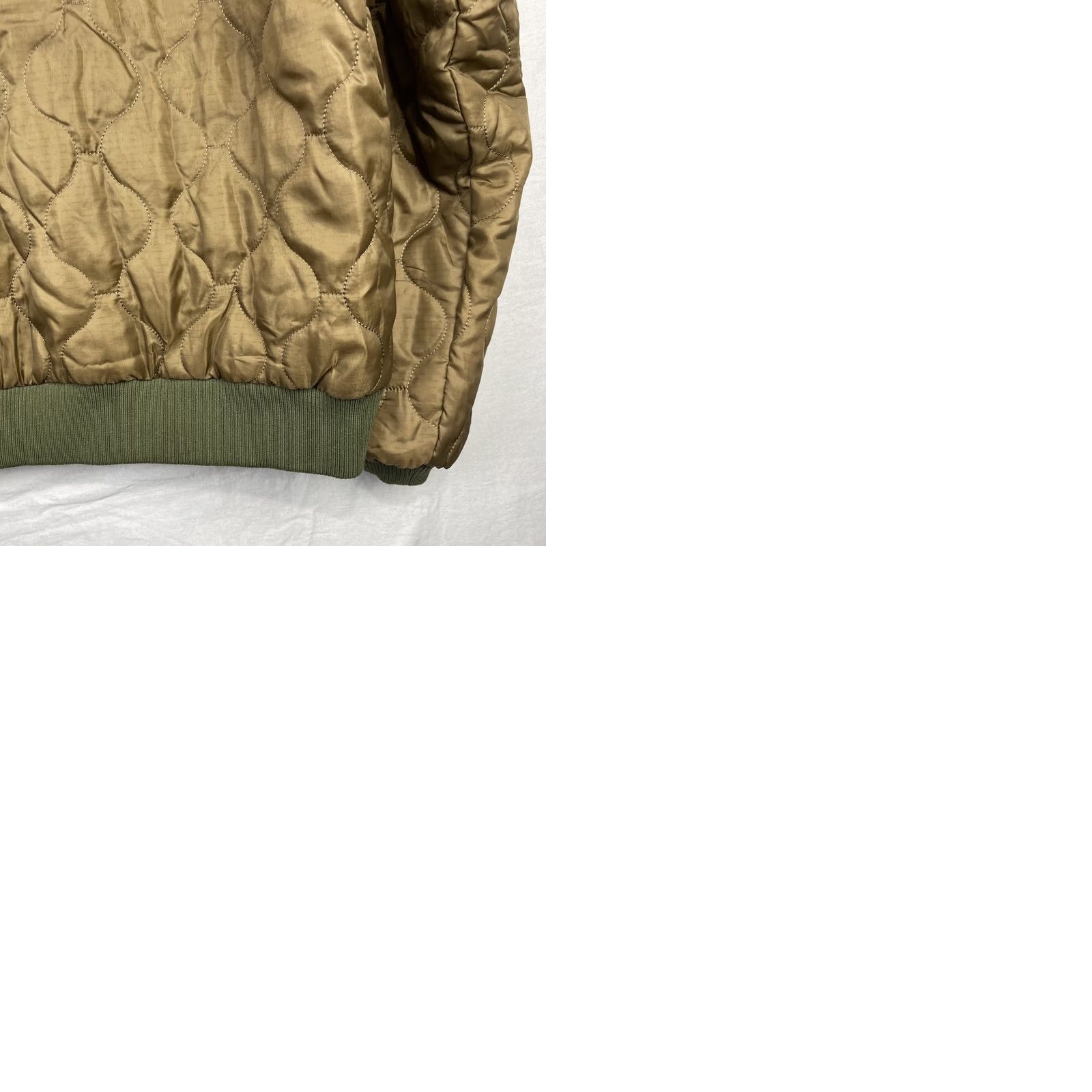 Vintage Zero Foxtrot Jacket Mens 3XL Green Quilted Bomber Fleece Lined Woobie Tanker Jacket Size US XXL / EU 58 / 5 - 10 Thumbnail