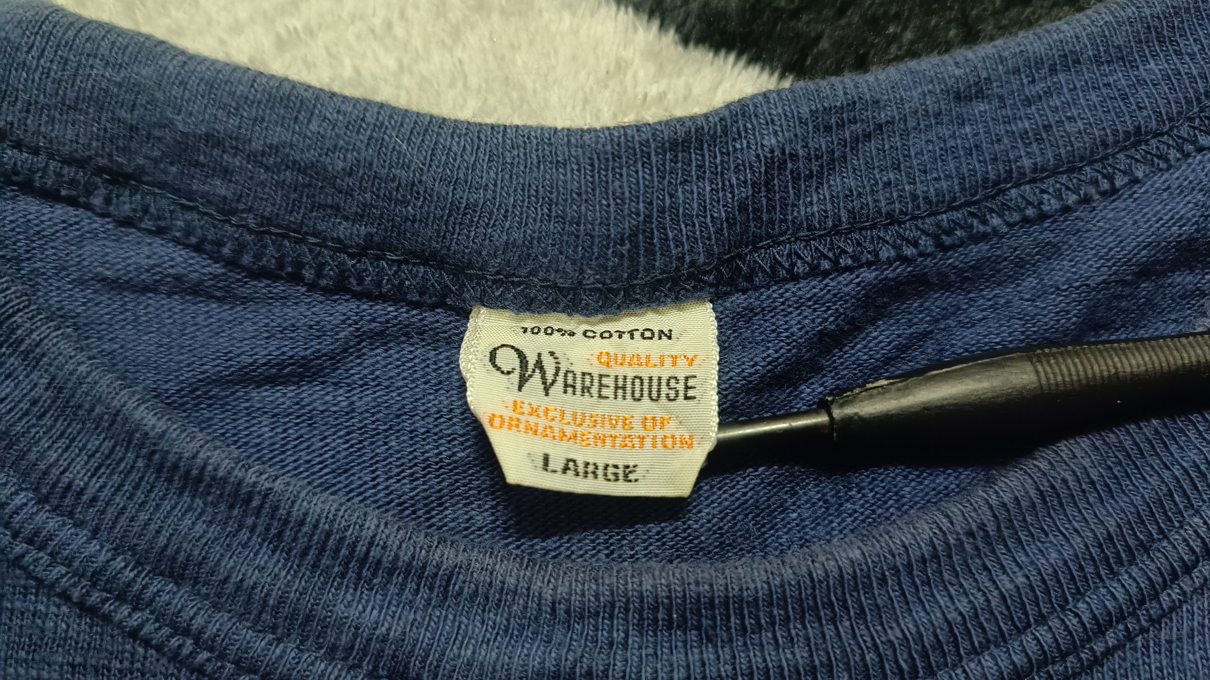 Warehouse & Co. 🔥🔥Warehouse & Co. Long Sleeve Crewneck Tee Navy Size US L / EU 52-54 / 3 - 3 Thumbnail