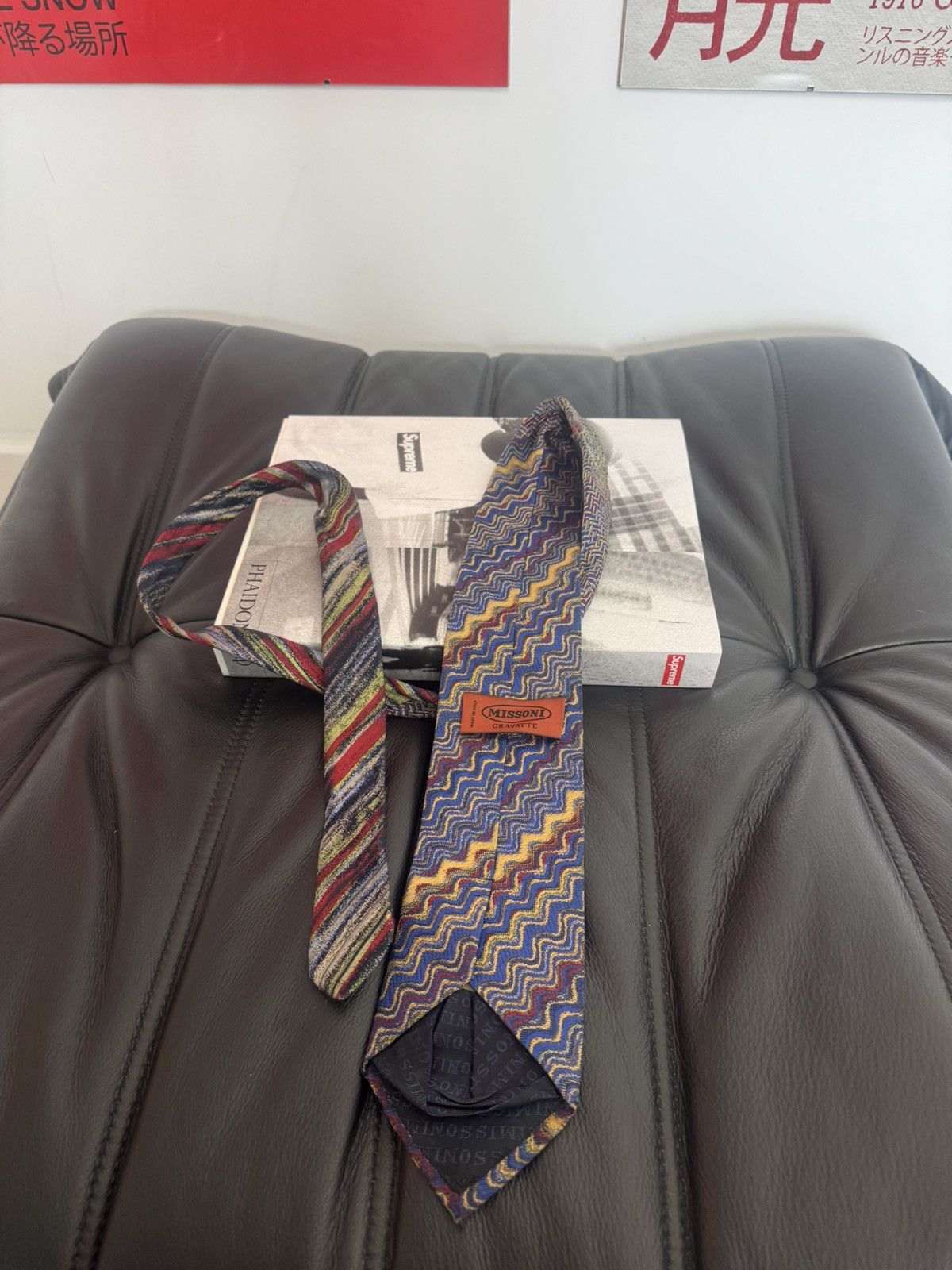 Missoni Vintage Missoni luxury silk tie designer 90s high end rare Size ONE SIZE - 2 Thumbnail