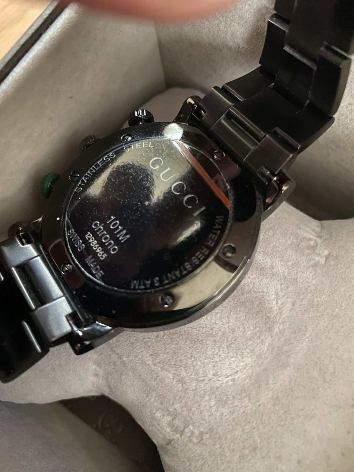 Gucci Gucci G-Chrono Steel Black Size ONE SIZE - 6 Thumbnail