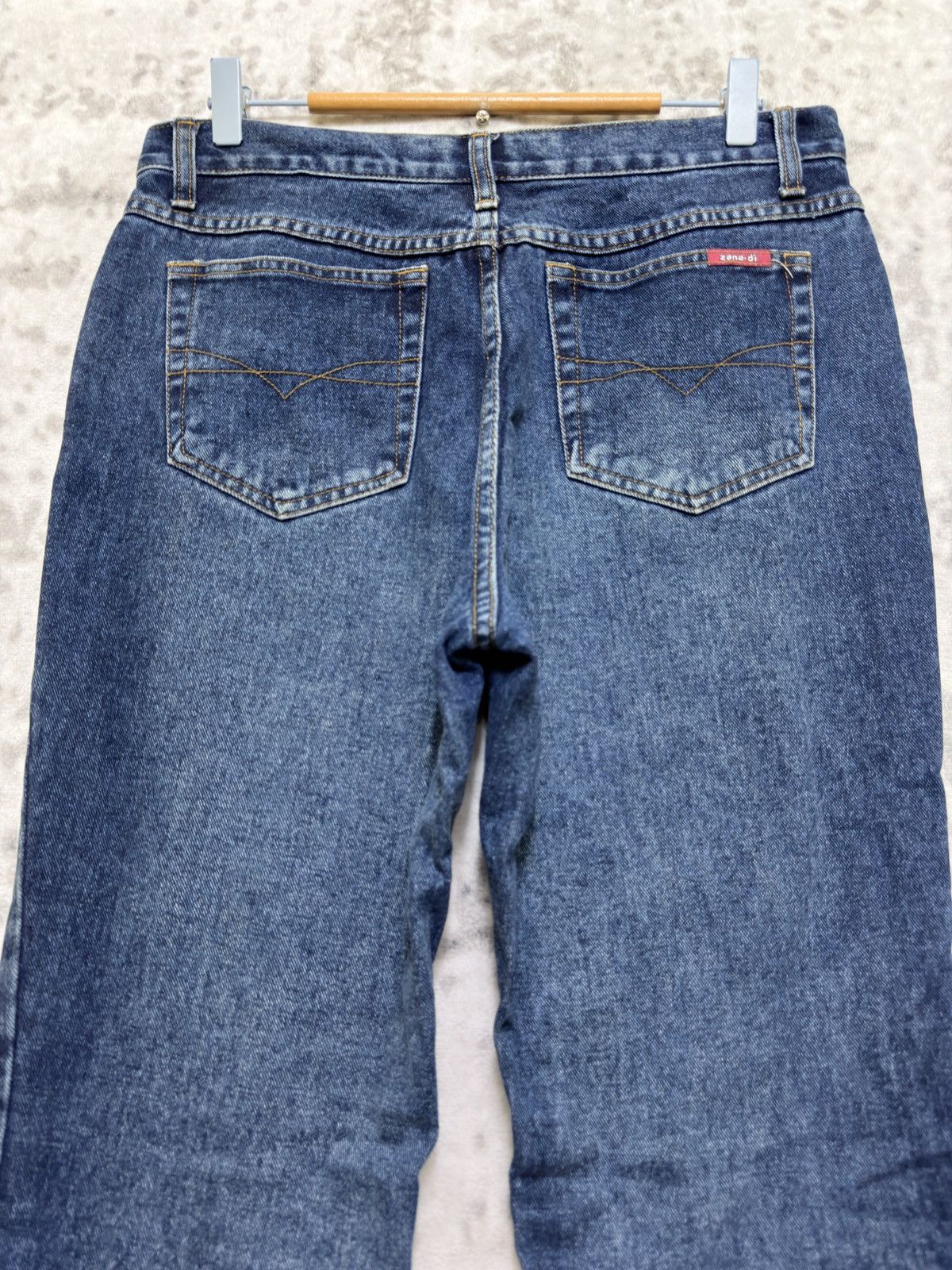 Hysteric Glamour Zana Di Patchwork Flare Y2K Vintage Denim Jeans Size US 30 / EU 46 - 8 Thumbnail