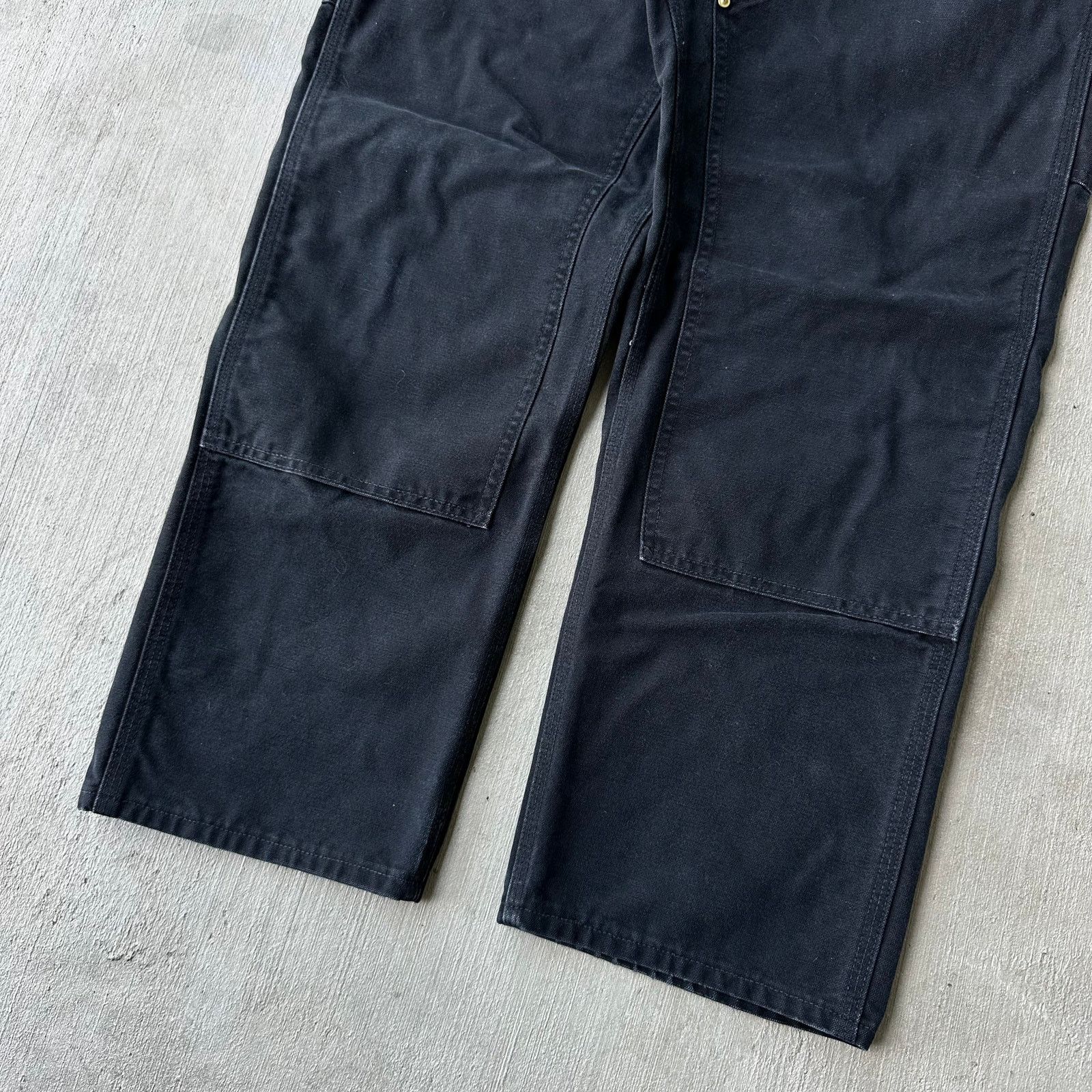 Carhartt × Vintage Carhartt black double knee work wear carpenter pants Size US 32 / EU 48 - 3 Thumbnail