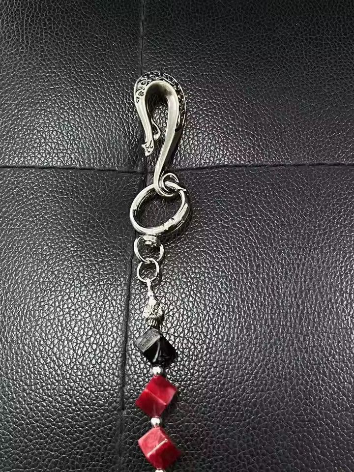 Japanese Brand smudge acrylic red beads wallet chain Size ONE SIZE - 5 Thumbnail