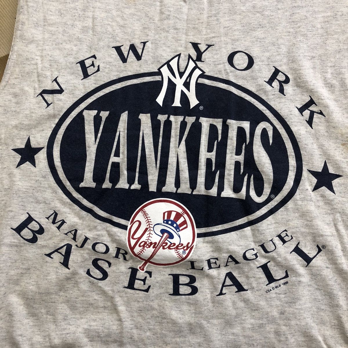 CSA NY YANKEES MLB Vintage Sleeveless Shirt Size US M / EU 48-50 / 2 - 6 Thumbnail